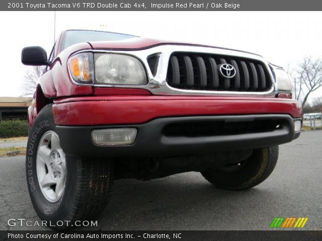 2001 Toyota Tacoma V6 TRD Double Cab 4x4 in Impulse Red Pearl