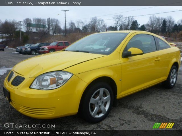 2009 Pontiac G5  in Competition Yellow