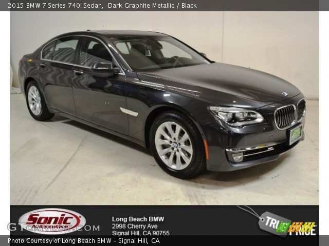2015 BMW 7 Series 740i Sedan in Dark Graphite Metallic