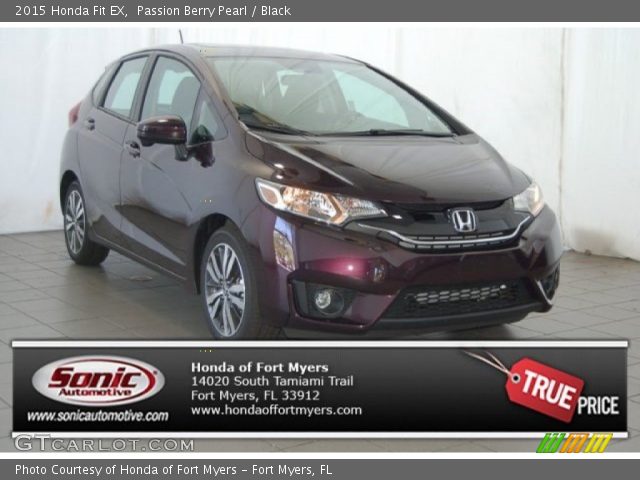 2015 Honda Fit EX in Passion Berry Pearl