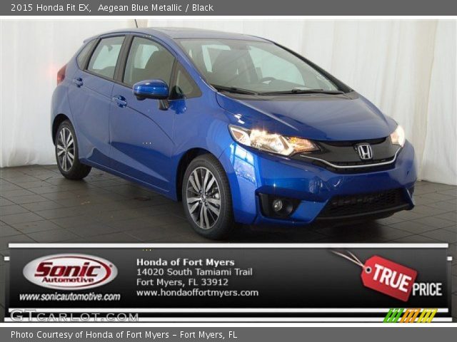 2015 Honda Fit EX in Aegean Blue Metallic