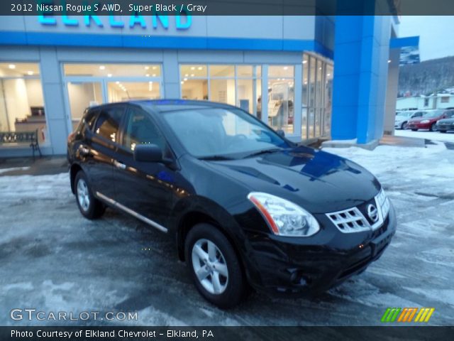 2012 Nissan Rogue S AWD in Super Black