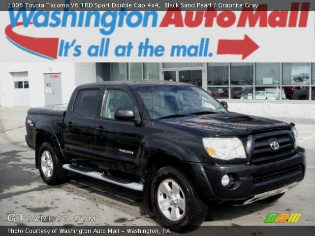 2006 Toyota Tacoma V6 TRD Sport Double Cab 4x4 in Black Sand Pearl