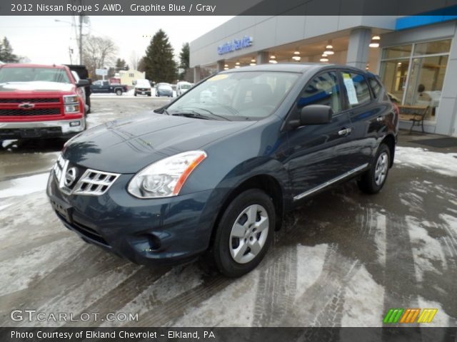 2012 Nissan Rogue S AWD in Graphite Blue