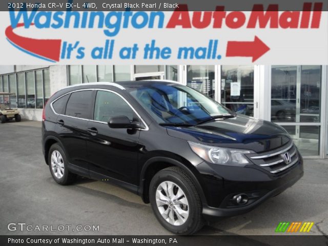 2012 Honda CR-V EX-L 4WD in Crystal Black Pearl