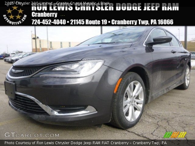 2015 Chrysler 200 Limited in Granite Crystal Metallic