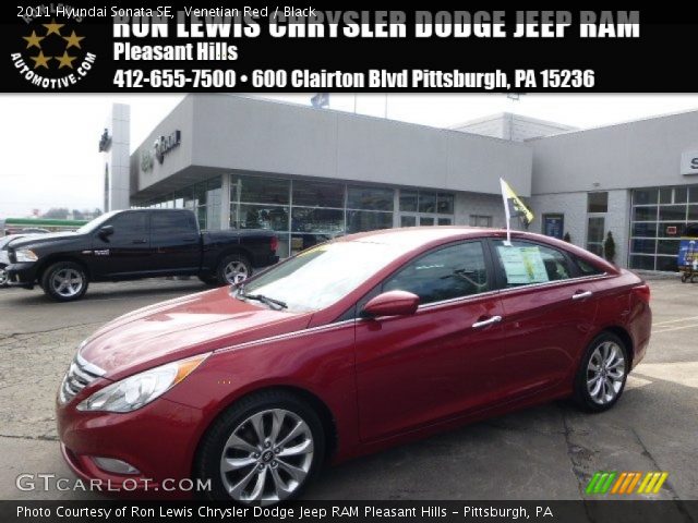 2011 Hyundai Sonata SE in Venetian Red