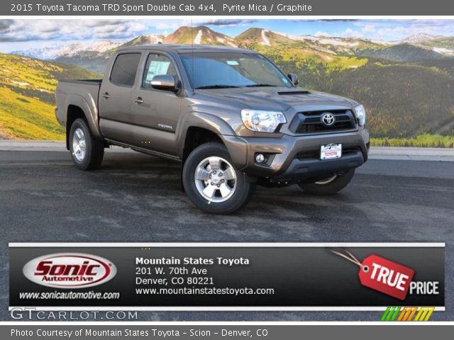 2015 Toyota Tacoma TRD Sport Double Cab 4x4 in Pyrite Mica