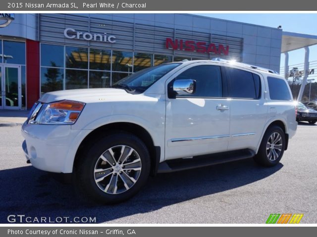 2015 Nissan Armada SL in Pearl White