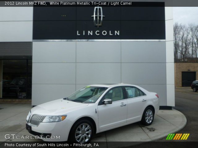 2012 Lincoln MKZ FWD in White Platinum Metallic Tri-Coat