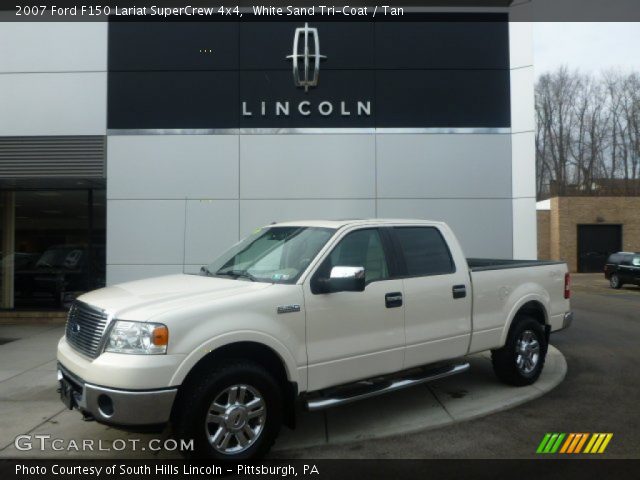 2007 Ford F150 Lariat SuperCrew 4x4 in White Sand Tri-Coat