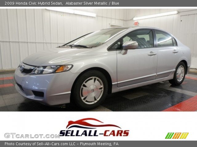 2009 Honda Civic Hybrid Sedan in Alabaster Silver Metallic