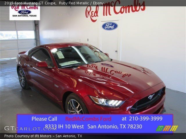 2015 Ford Mustang GT Coupe in Ruby Red Metallic