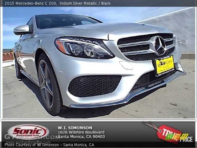 2015 Mercedes-Benz C 300 in Iridium Silver Metallic