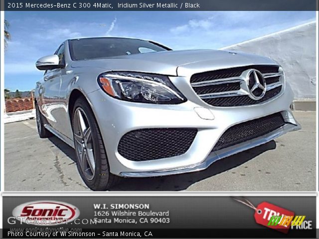 2015 Mercedes-Benz C 300 4Matic in Iridium Silver Metallic