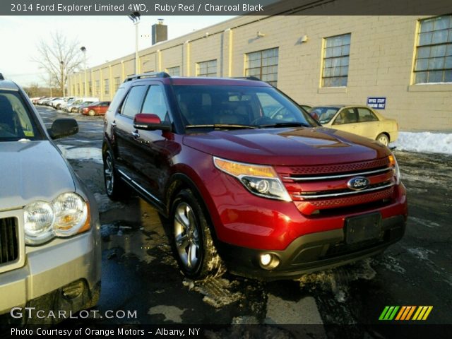 2014 Ford Explorer Limited 4WD in Ruby Red
