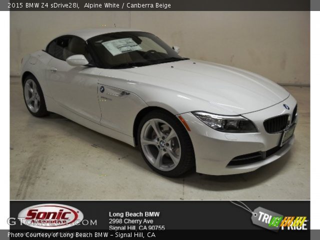 2015 BMW Z4 sDrive28i in Alpine White