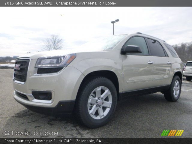 2015 GMC Acadia SLE AWD in Champagne Silver Metallic