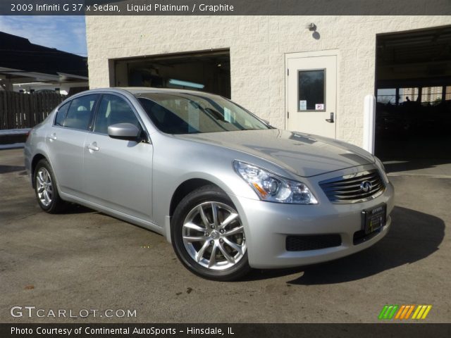 2009 Infiniti G 37 x Sedan in Liquid Platinum