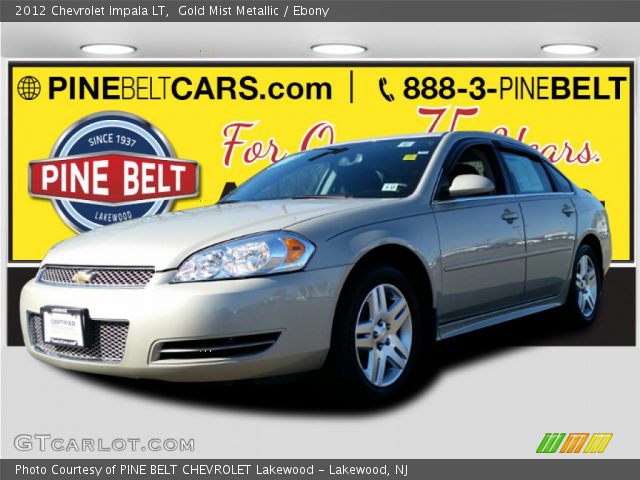 2012 Chevrolet Impala LT in Gold Mist Metallic
