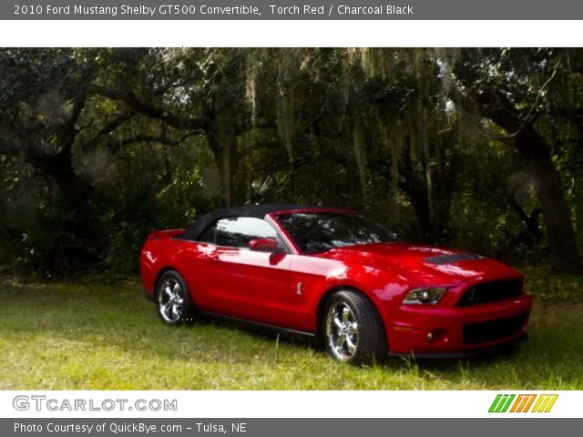 2010 Ford Mustang Shelby GT500 Convertible in Torch Red