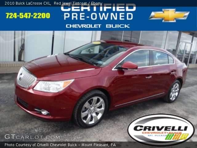 2010 Buick LaCrosse CXL in Red Jewel Tintcoat