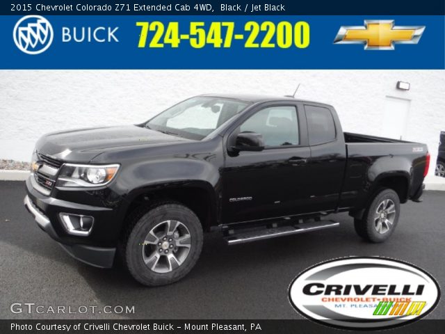 2015 Chevrolet Colorado Z71 Extended Cab 4WD in Black