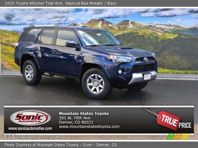 2015 Toyota 4Runner Trail 4x4 in Nautical Blue Metallic