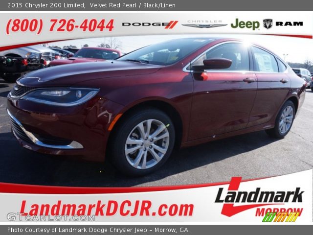 2015 Chrysler 200 Limited in Velvet Red Pearl