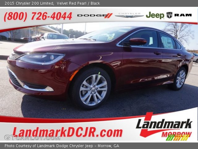 2015 Chrysler 200 Limited in Velvet Red Pearl