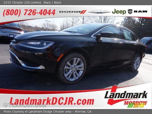 2015 Chrysler 200 Limited in Black