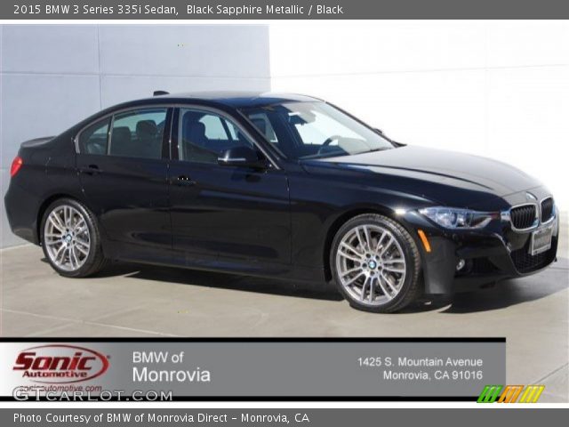 2015 BMW 3 Series 335i Sedan in Black Sapphire Metallic