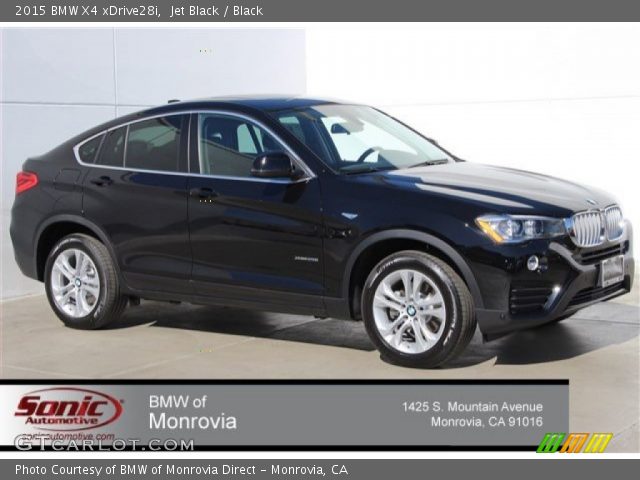 2015 BMW X4 xDrive28i in Jet Black