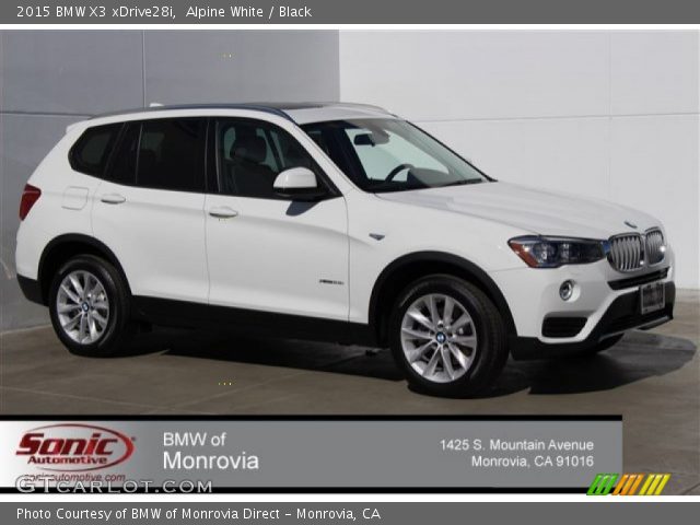 2015 BMW X3 xDrive28i in Alpine White