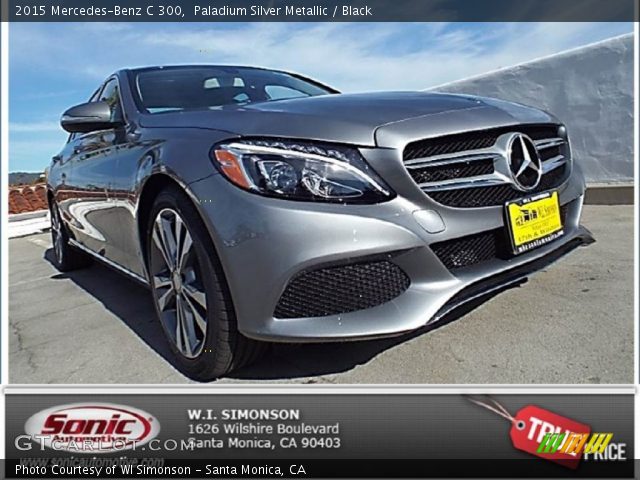 2015 Mercedes-Benz C 300 in Paladium Silver Metallic