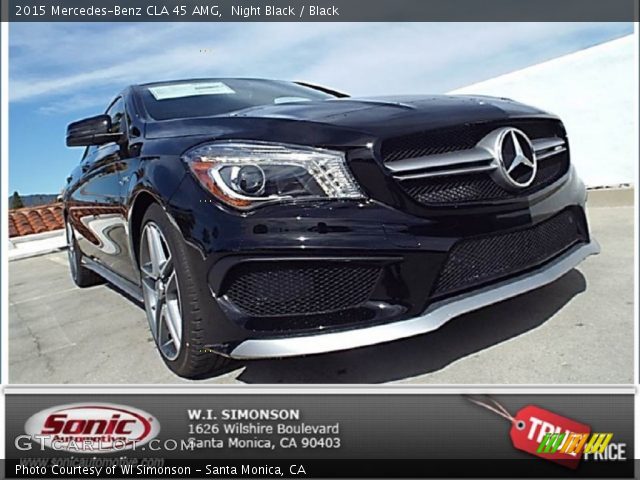 2015 Mercedes-Benz CLA 45 AMG in Night Black