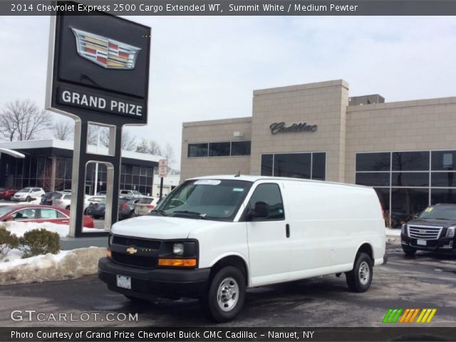 2014 Chevrolet Express 2500 Cargo Extended WT in Summit White
