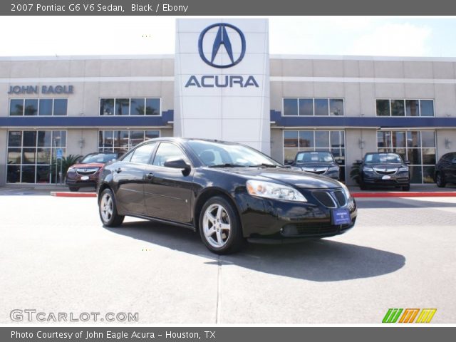 2007 Pontiac G6 V6 Sedan in Black