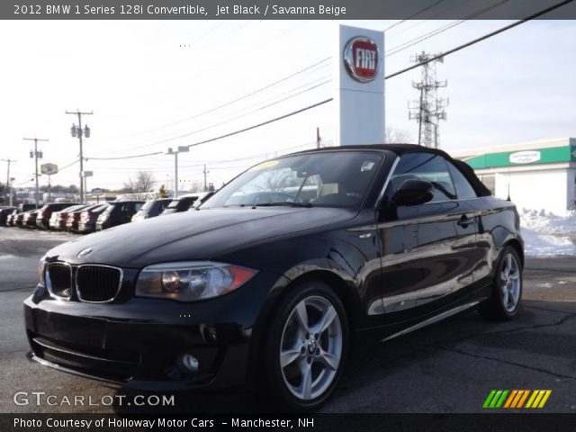 2012 BMW 1 Series 128i Convertible in Jet Black