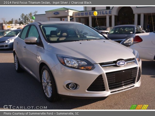 2014 Ford Focus Titanium Sedan in Ingot Silver