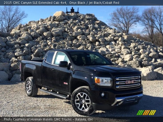 2015 GMC Canyon SLE Extended Cab 4x4 in Onyx Black