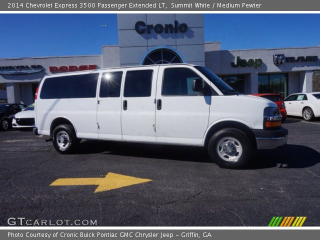 2014 Chevrolet Express 3500 Passenger Extended LT in Summit White