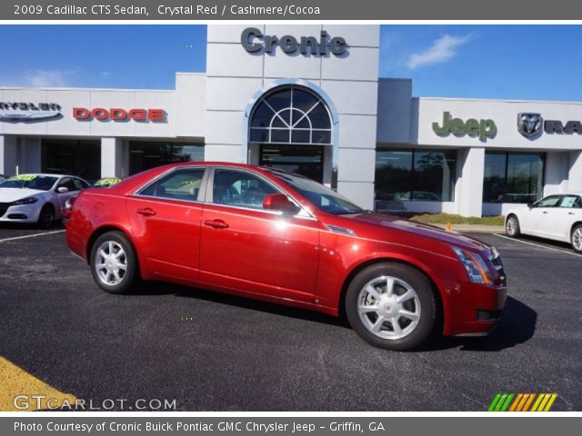 2009 Cadillac CTS Sedan in Crystal Red