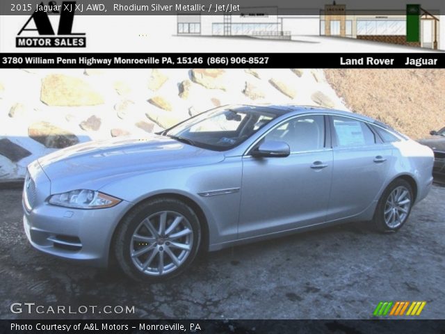 2015 Jaguar XJ XJ AWD in Rhodium Silver Metallic