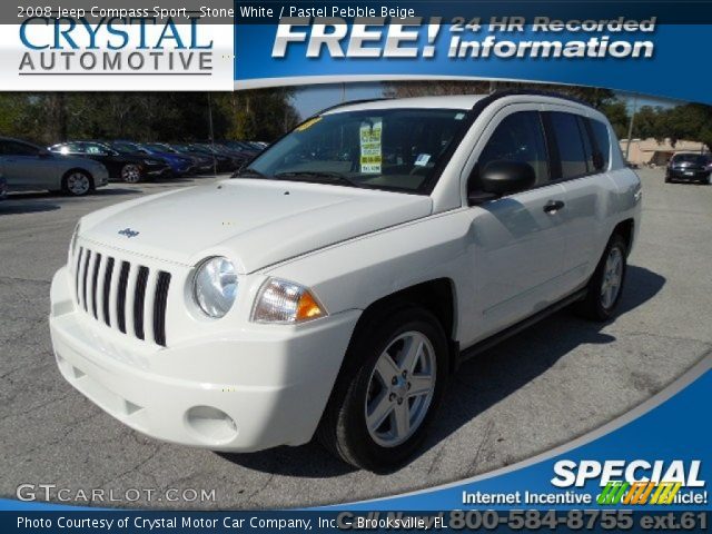 2008 Jeep Compass Sport in Stone White