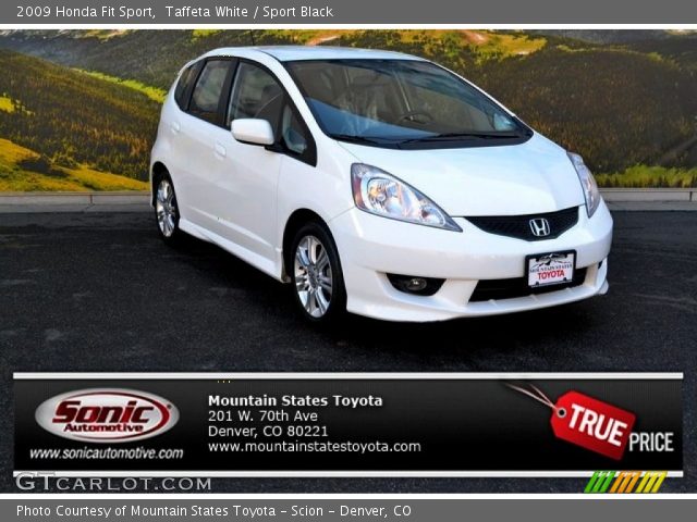 2009 Honda Fit Sport in Taffeta White