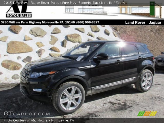 2015 Land Rover Range Rover Evoque Pure Plus in Santorini Black Metallic