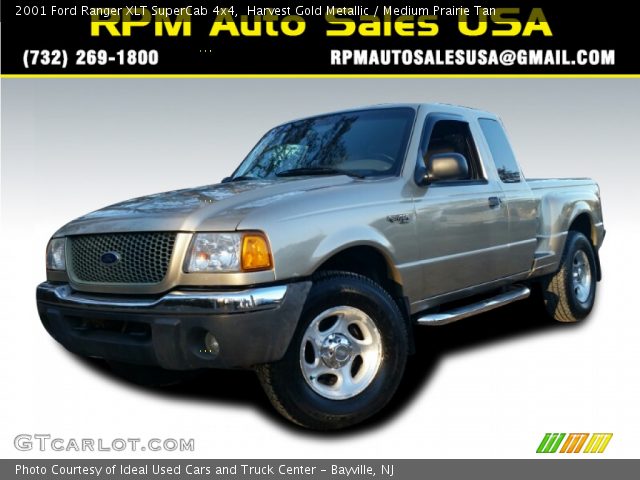 2001 Ford Ranger XLT SuperCab 4x4 in Harvest Gold Metallic