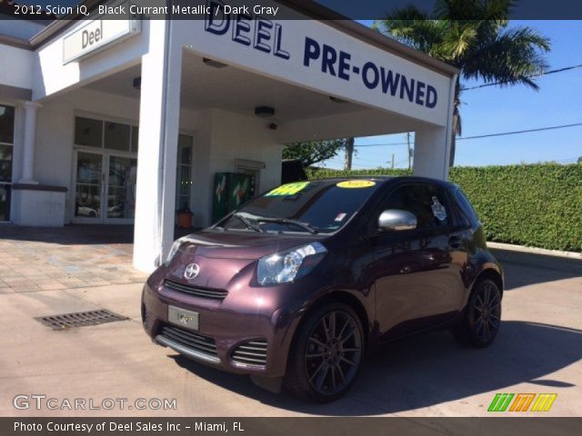 2012 Scion iQ  in Black Currant Metallic