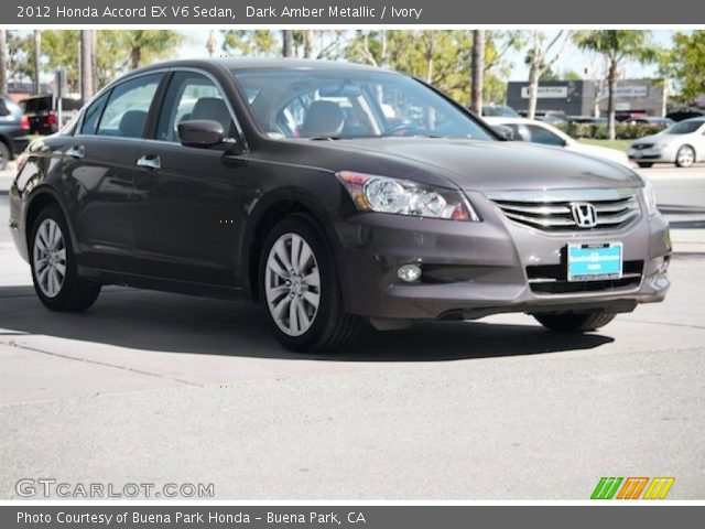 2012 Honda Accord EX V6 Sedan in Dark Amber Metallic